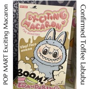 POP MART - Labubu - Exciting Macaron- Confirmed Toffee - Unopened Box - Pop Now